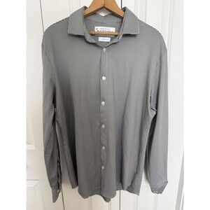 MIZZEN MAIN Spinnaker Collection Men’s XL Trim Fit Button Down Stretch Shirt